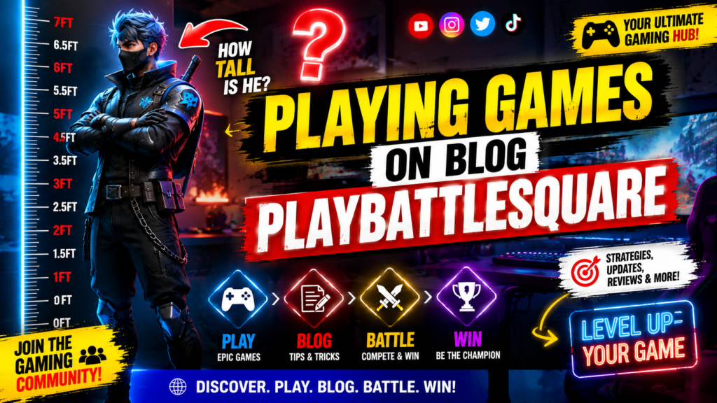 Playing Games on Blog PlayBattleSquare