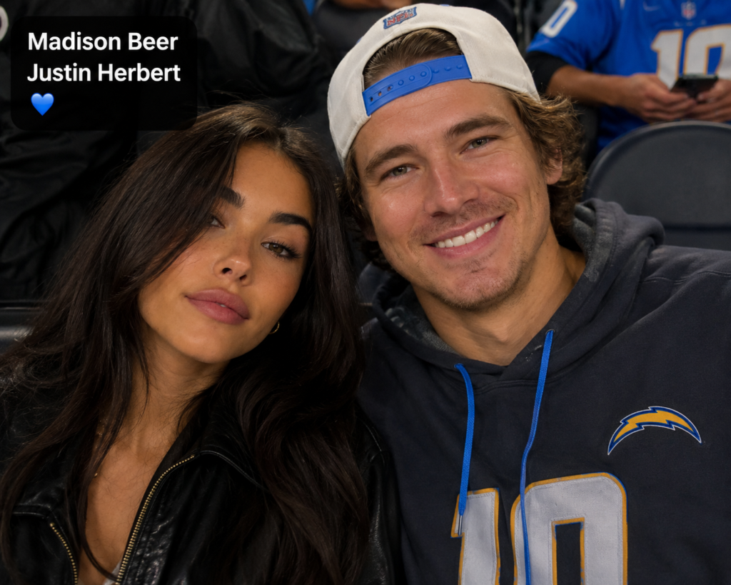 Madison Beer Justin Herbert