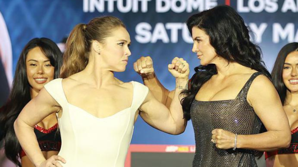ronda rousey vs gina carano