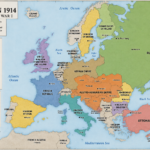 Map of Europe in 1914